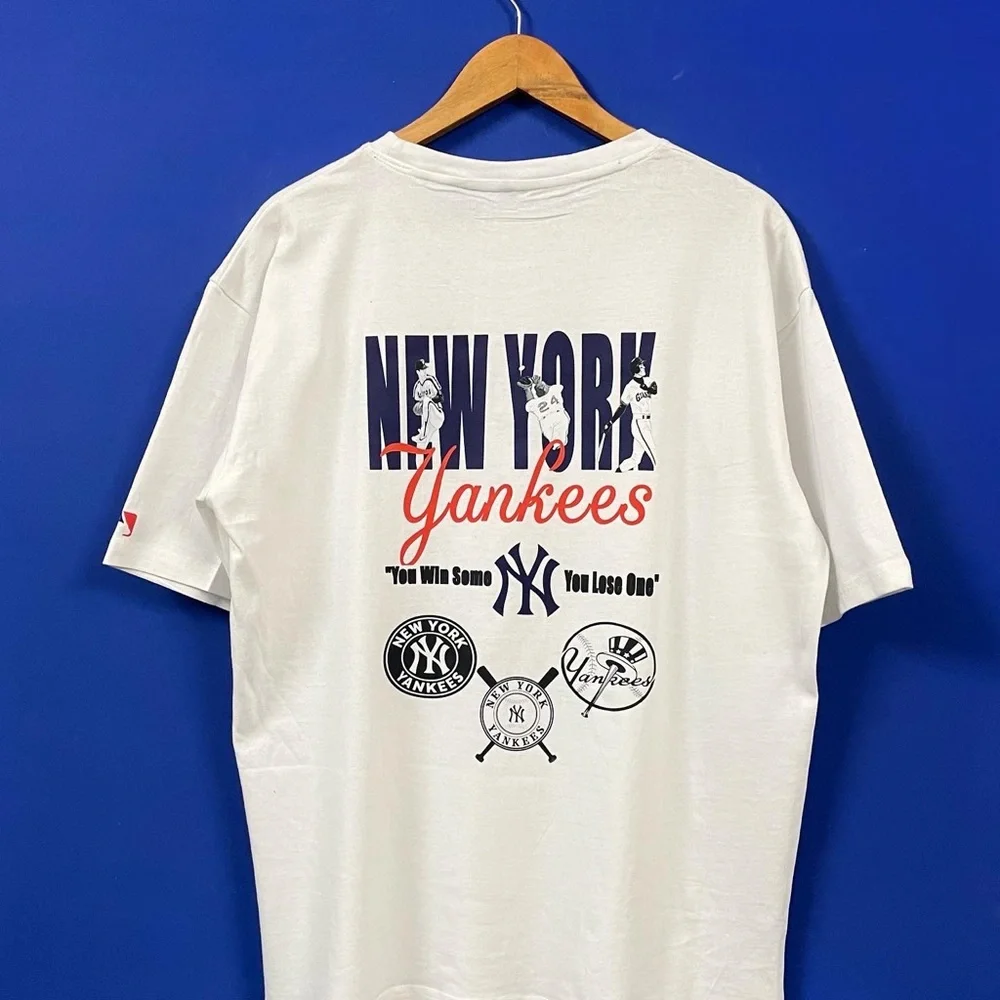 New York Yankees  Oversize Crew neck Graphic T-shirt for men’s & Women’s - Picture 3 of 7